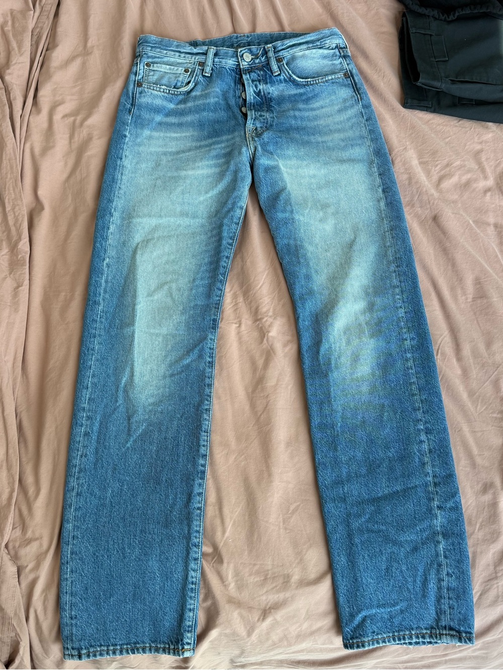 Acne Studios Straight-Leg Light Blue Jeans